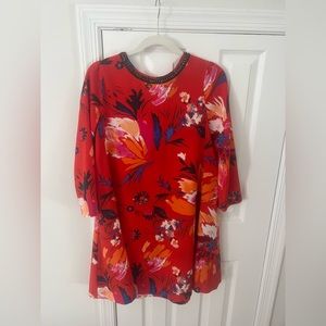 Maeve multicolor bump friendly dress, size XS